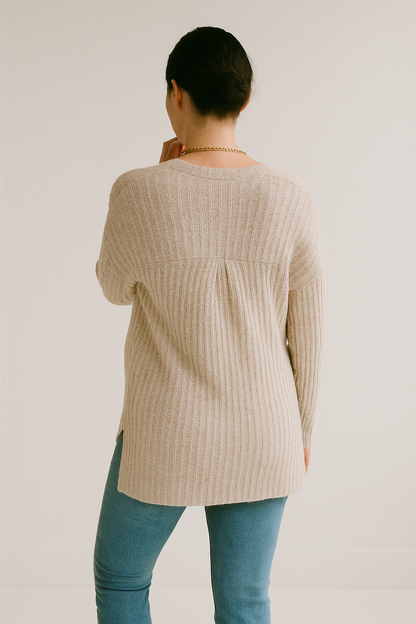 Essential Ribbed Maternity Cardigan