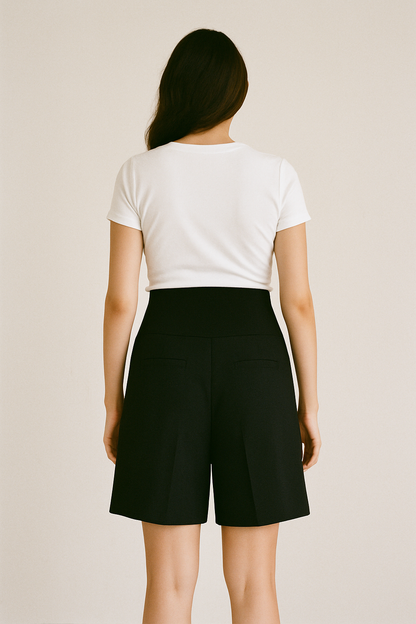 Essential Tailored Maternity Shorts