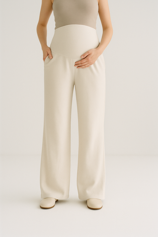 Wool Wide Leg Pants