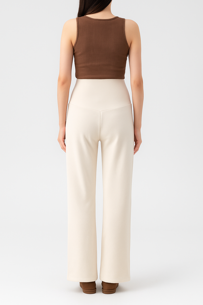Wool Wide Leg Pants
