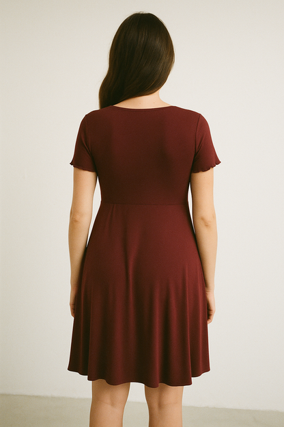 Everyday Flutter Sleeve Dress